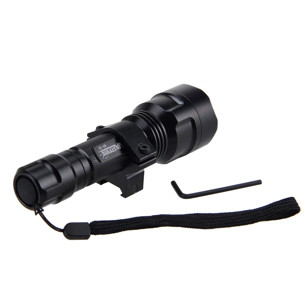 Lanterna à Prova Infravermelho para Visão Dispositivo + 18650 + Carregador + Interruptor + Rifle Night Vision d' Água Luz Led Noturna Gun Mount 5w ir 850nm 10 Cheap Luzes de armas
