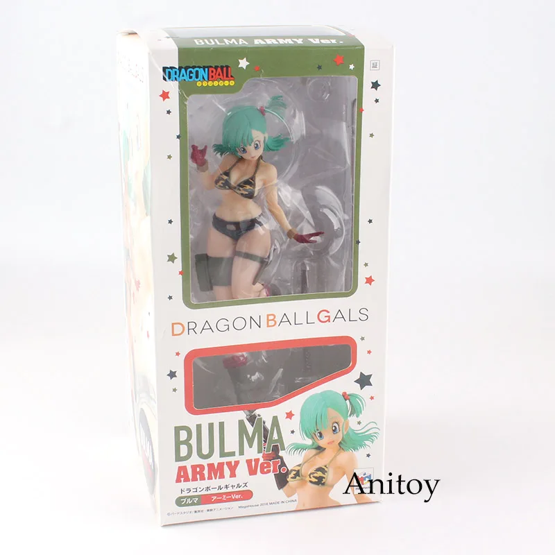 

Vogue Buruma Bulma Sexy with Gun Toriyama Akira Comic Anime Dragon Ball MegaHouse 18cm Figure Figurine Toys