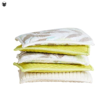 

5pcs Kitchen cleaning magic sponge eraser soft household brush for dish/milk bottle/Coffee Mug dishwashing sponges no scratches