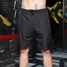 YEMEKE мужские повседневные шорты для бега с эластичной резинкой на талии, брюки, спортивные штаны для мужчин, профессиональная тренировка, тренировочный бренд, Короткие штаны