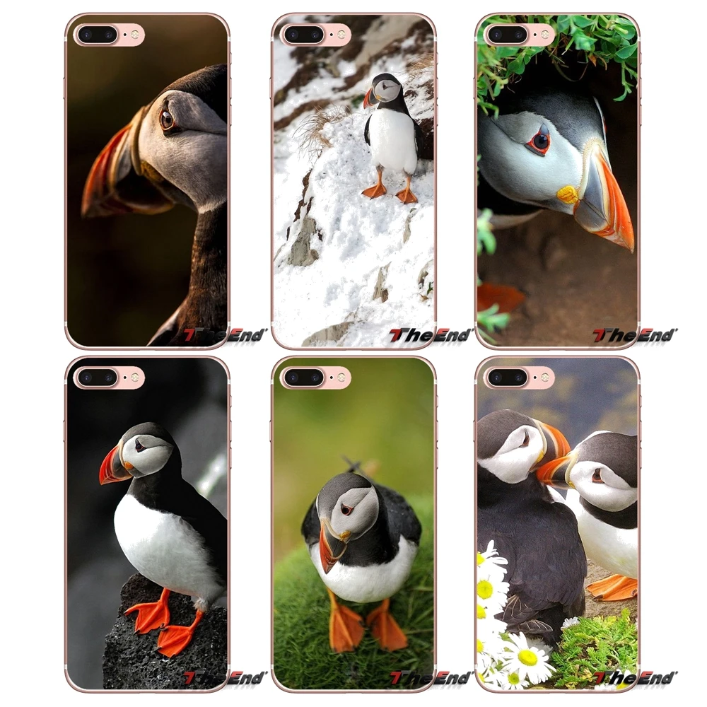 

Atlantic Puffin Faroe Islands Soft Case For Samsung Galaxy S3 S4 S5 MINI S6 S7 edge S8 Plus Note 2 3 4 5 Grand Core Prime
