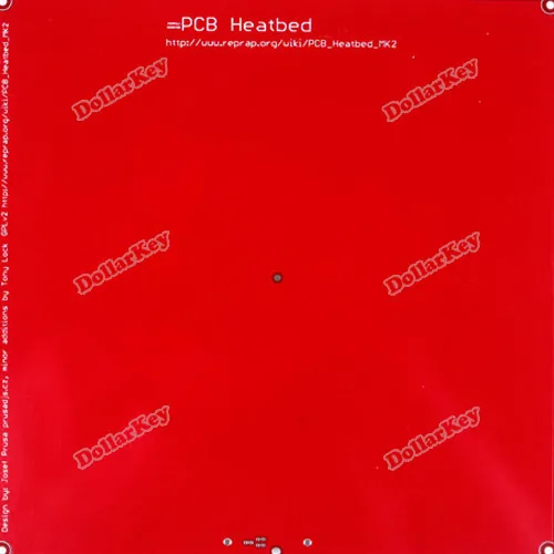 dollarkey Economic benefit NEW RepRap 3D Printer PCB Heat Bed Hot Plate For Prusa Mendel rising stars | Электронные компоненты