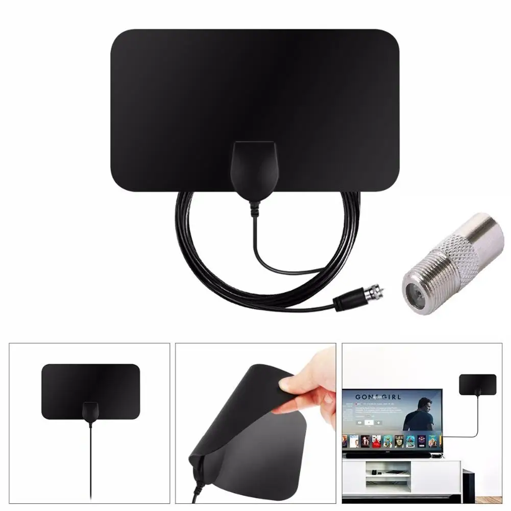 Новое поступление DVB-T2 50 миль 4K 1080P комнатная цифровая HD телевизионная антенна