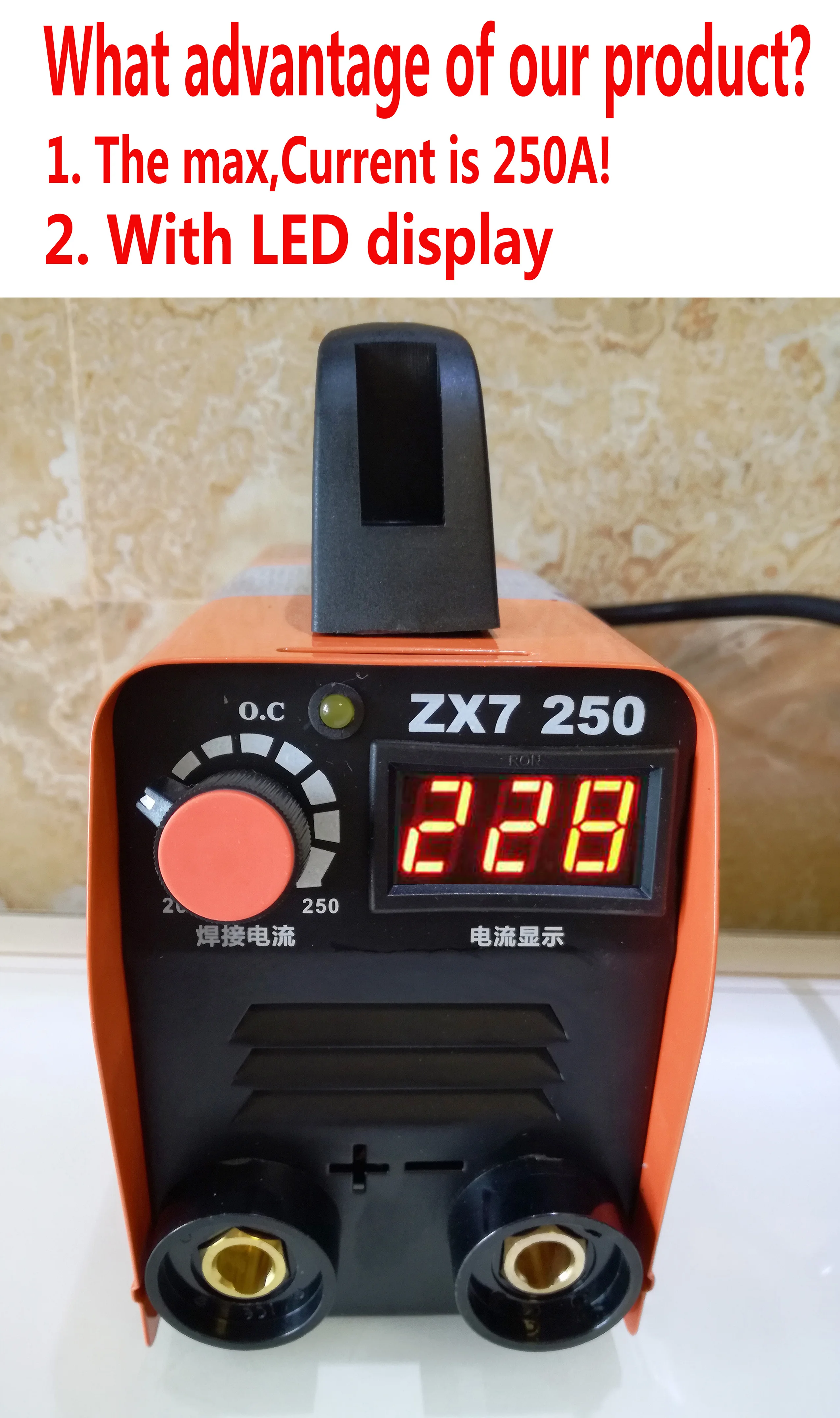 20-250A 25KVA IP21 инвертор дуговой Электрический сварочный аппарат IGBT/MMA/Arc/ZX7 сварочный аппарат для сварки Электрический Рабочий цифровой дисплей