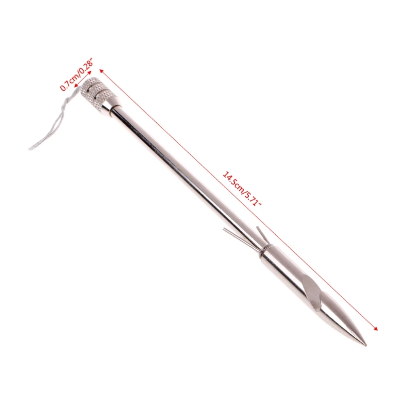 

New Stainless Steel Fishing Slingshot Broadheads Arrowheads Bow Tackle Accessory