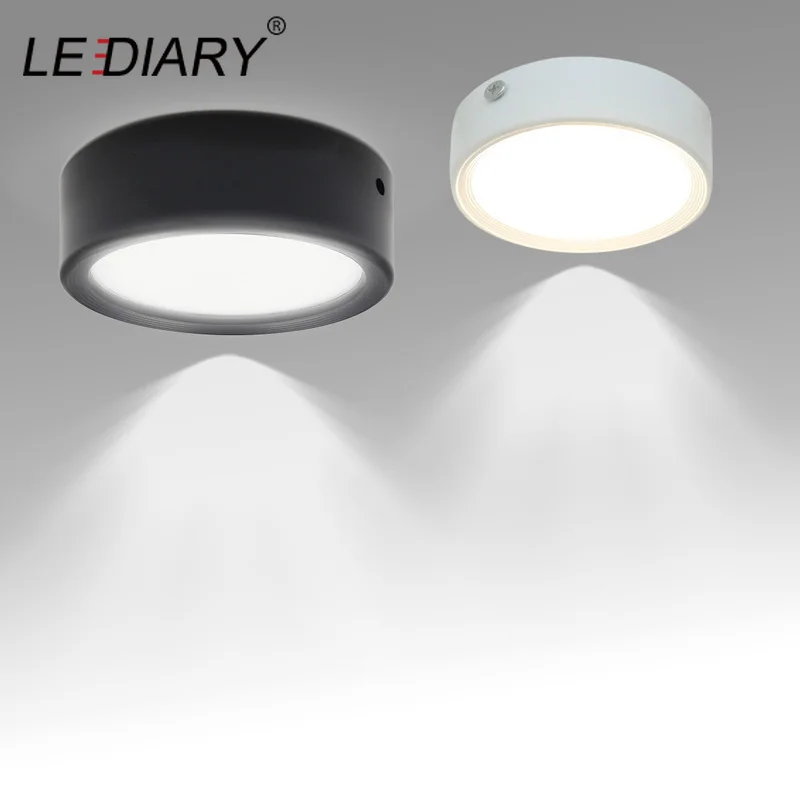

LEDIARY 220V LED Ceiling Light Surface Mounted Ceiling Lamp 3W 5W 7W 10W 3000K 4000K 6000K Indoor Living Room Book Rack Lighting