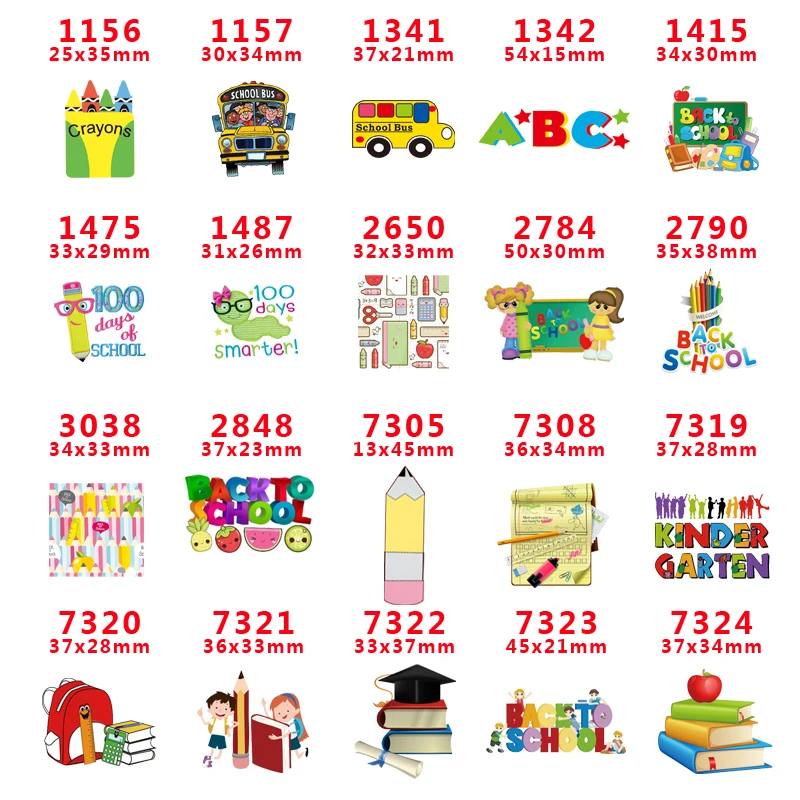 

DIY Craft Supplies cartoon character flat back planar resin 30 pieces. PR-1156-7324