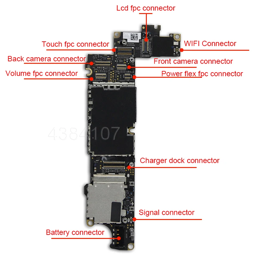 For Iphone 4s Motherboard With Clean Icloud 100 Original Unlocked For Iphone 4s Logic Board With Full Chips Good Tested Works Mobile Phone Antenna Aliexpress