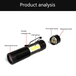 Мини Портативный Алюминий Q5 светодио дный фонарик XPE & глинобитных свет lanterna мощный фонарик факел лампы 4 режима Применение 14500 или AA