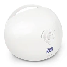 48 Вт двойной источник света Сушилка для ногтей 24 светодиода УФ-лампа для геля лампы для всех видов гель-лака с умным датчиком и кнопкой таймера