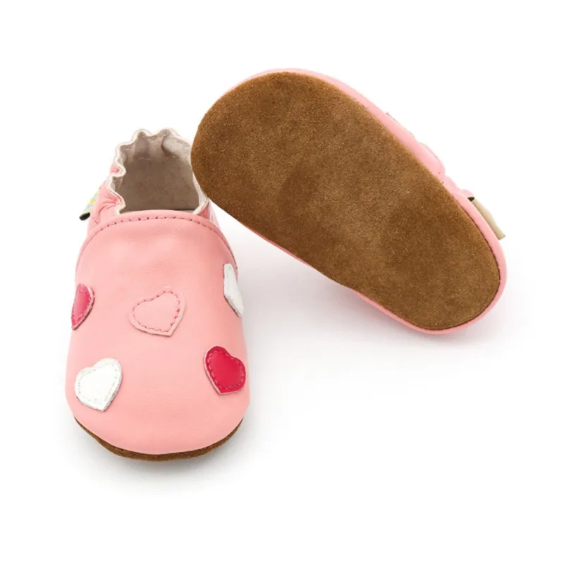 Детская обувь; нескользящая обувь из натуральной кожи для девочек; Повседневная прогулочная обувь; обувь для малышей с мягкой подошвой; обувь для первых шагов; 0-24 M; подарки для новорожденных