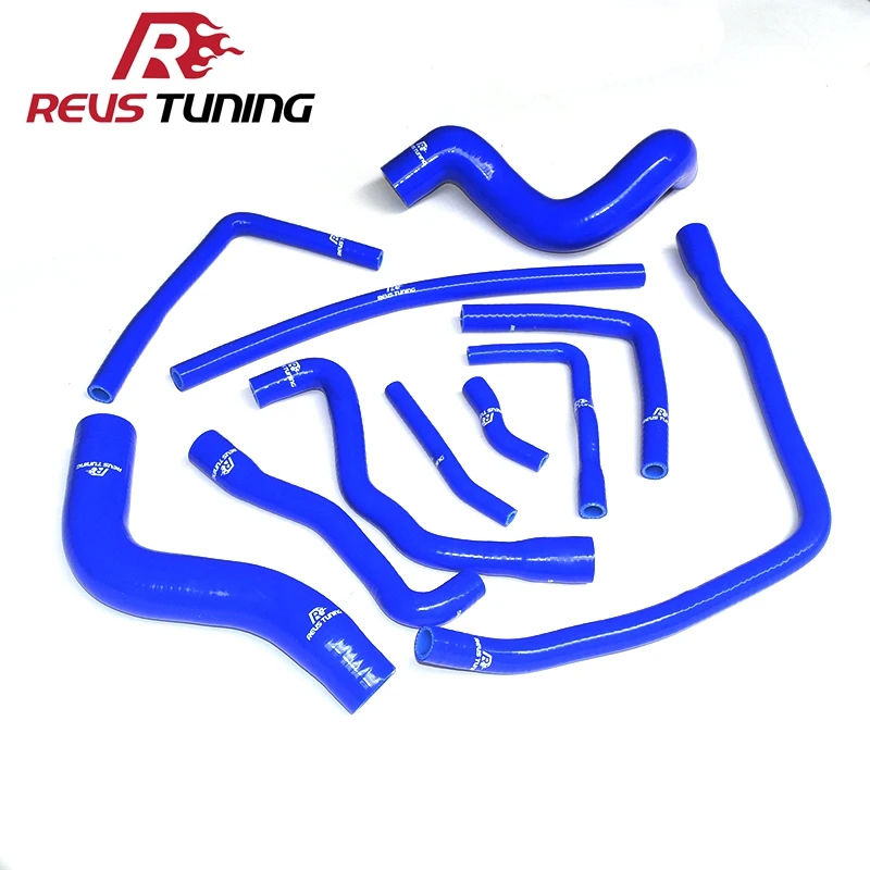

High Pressure 3Ply Blue Color 11pcs Car Silicone Radiator Hose Kit Coolant Hose For BMW E30 M40 318