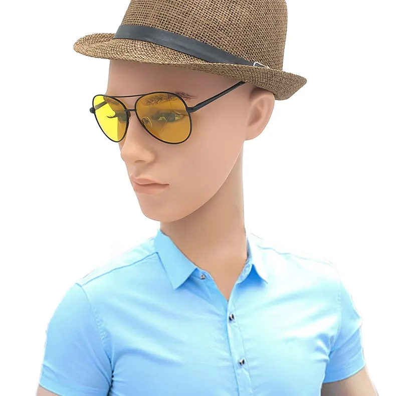 Поляризационные очки с желтыми стеклами мужские солнцезащитные очки для ночного вождения в темноте Polaroid Lentes De Sol Amarillo мужские стильные