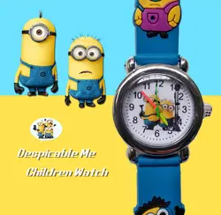Новинка 2019 года; модные детские часы «Гадкий я» для девочек; цифровые 3d часы «глаз» для мальчиков; детские часы; Рождественский подарок для