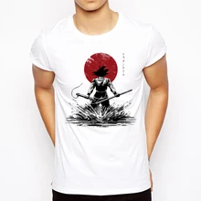 Camiseta con un estupendo dibujo de Goku mayor