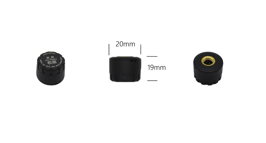 Система контроля давления в автомобильных шинах TPMS, 4 внешних/внутренних датчика, сигнализация для hyundai honda toyota, измеритель шин T05