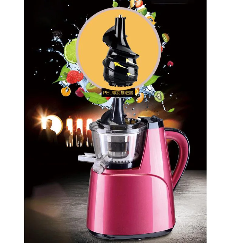 Hot sale Large Feed Chute Whole Slow Juicer wide feeding tubes Quiet low speed juice extractor for fruit vegetable citrus 4