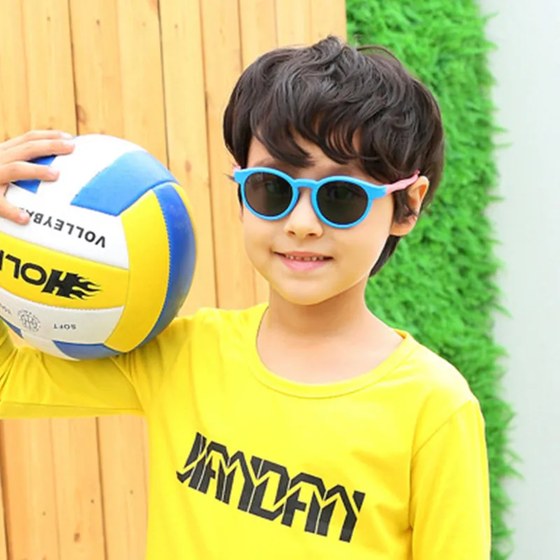 

ALBASSAM BRAND 2019New Kids Polarized Goggles Baby Children TR90 Frame Sunglasses UV400 Boy Girls Cute Cool Eyewear Glasses