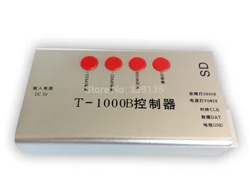 

T-1000B,LED sd card pixel controller;full color;SPI signal output;2048 pixels controlled,with 5V adapter