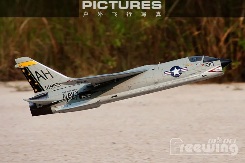 EPO RC Самолет RC модель ру аэроплана хобби игрушка новая 64 мм 64 EDF FREEWING F-8E f8e CRUSADER JET plane PNP Набор или PNP+ шасси