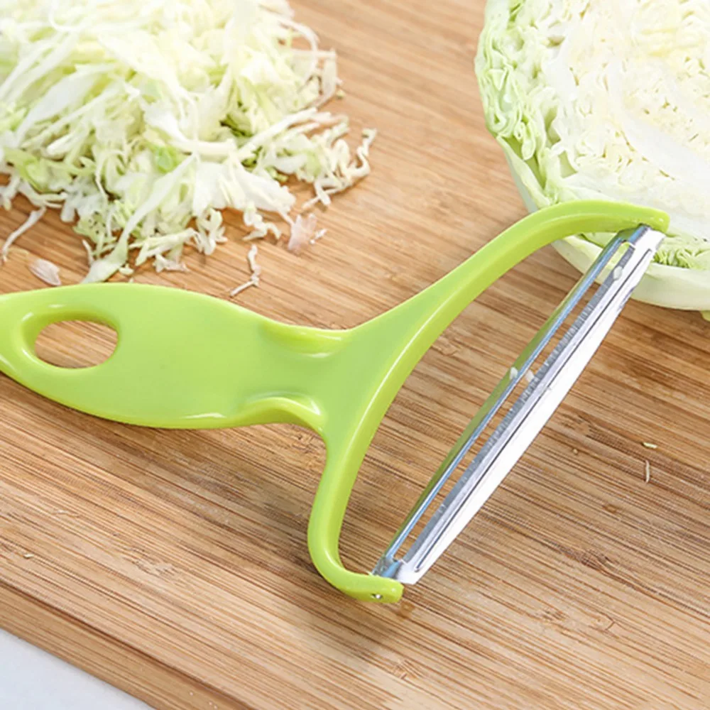 1PC Stainless Steel Knife Durable Vegetable Peeler Cabbage Wide Mouth Fruit Peeler Kitchen Tool Accessories