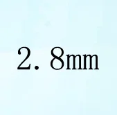 1000 шт 0,8~ 4 мм 5A cz Камень Блестящий круглой огранки Шампанский кубик циркония для продажи - Цвет: 2.8mm