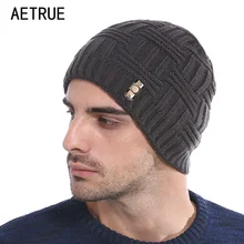 AETRUE font b Winter b font Beanies Bonnet font b Knit b font font b Hat