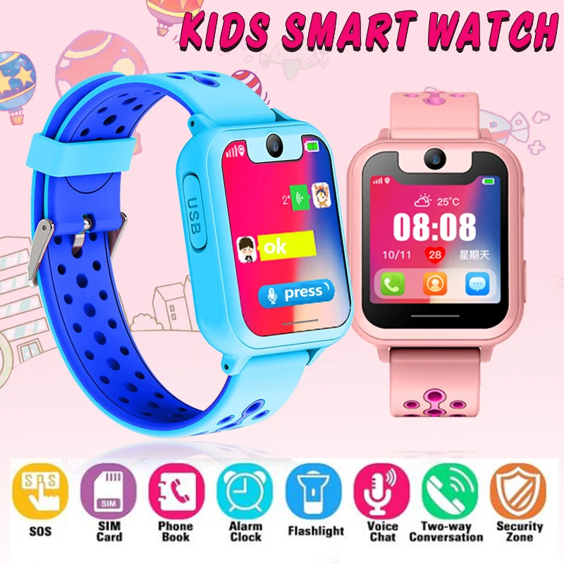 S6 Smart Baby Watch LBS Tracker Camera SOS Call back SIM Position Location Children kids Smart Watch baby for IOS & Android
