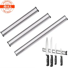Магнит подставка для ножей кухонных Полосы Магнитная стены Ножи держатель отдых для Магнитная Ножи для шашлыков Алюминий Кухня бар Ножи хранения блок экономии места Кухня Инструменты