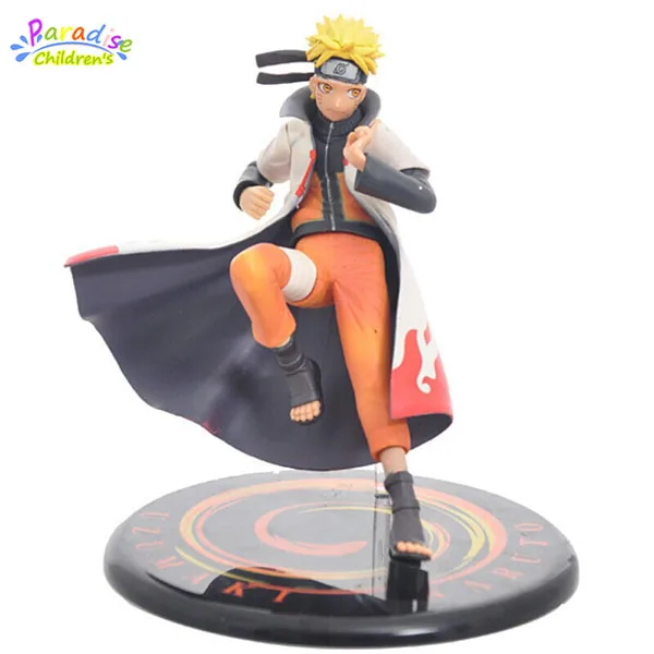 

17CM NARUTO Shippuuden PVC Action Figure Boys' Model Toy Gift Decoration Uzumaki Naruto action figure box packing