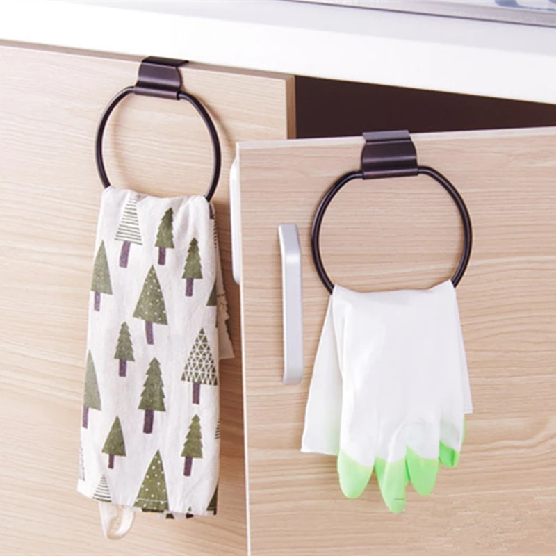 Rag Rack Napery Hanger Dishcloth Ring Dish Towel Holder Kitchen