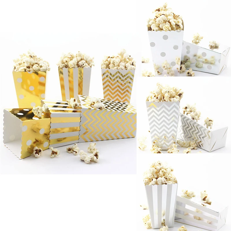 6 قطعة حزب الفشار صناديق الذهب الفضة البوب الذرة الحلوى/Sanck روز الذهب ورقة الفشار صناديق الزفاف عيد ميلاد الفيلم حزب أدوات المائدة 6 قطعة حزب الفشار صناديق الذهب الفضة البوب الذرة الحلوى/Sanck روز الذهب ورقة الفشار صناديق الزفاف عيد ميلاد الفيلم حزب أدوات المائدة