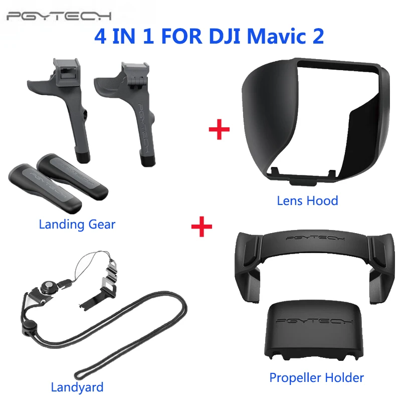 

PGYTECH DJI Mavic 2 Pro Zoom Landing Gear Riser Propellers Holder Remote Thumb Stick Guard Protector Cover Drone Accessories