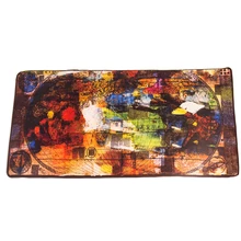 Европейский Креативный абстрактный Красочный Рисунок карты мира моющийся нескользящий прямоугольный нейлоновый коврик для гостиной спальни кухонного ковра