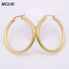 MGUB новинка, кольца серьги Нержавеющая сталь золото Цвет Для женщин ювелирные изделия Винтаж в виде капель с кристаллами в форме Для женщин Подарки матери HX28