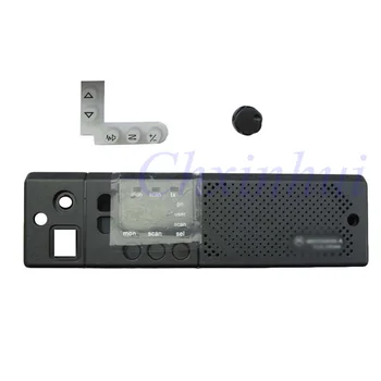 

Black Front Cover Shell +Diginal Keypad Button Rubber+Knob For Motorola Two Way Radio GM300