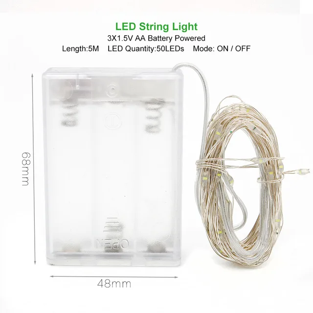 1M 2M 3M 5M 10M drut miedziany LED String lights oświetlenie świąteczne wróżka wianek na boże narodzenie dekoracji choinki tanie i dobre opinie ANBLUB w ciągu 1 roku Z tworzywa sztucznego Klin Suche baterii Wakacje Żarówki led 500cm 1-5 w M Brak Sypialnia Wielu 1M 2M 3M 5M 10M drut miedziany LED String lights oświetlenie świąteczne wróżka wianek na boże narodzenie dekoracji choinki tanie i dobre opinie ANBLUB w ciągu 1 roku Z tworzywa sztucznego Klin Suche baterii Wakacje Żarówki led 500cm 1-5 w M Brak Sypialnia Wielu