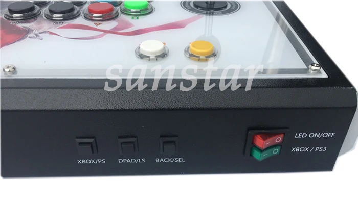 With wire Arcade Fighting Stick With Games 3-5 