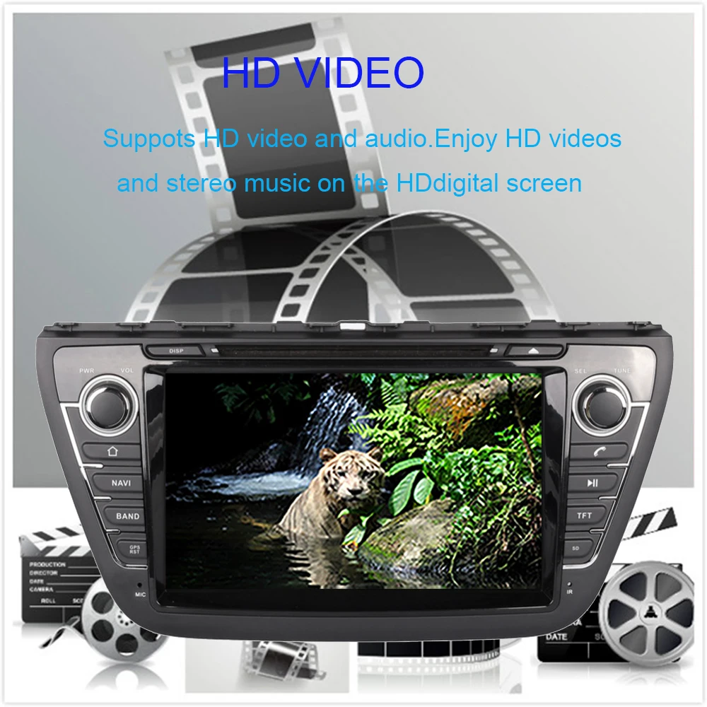 Sale Android 9.0 System Car GPS DVD Player Head Unit for Suzuki SX4/S cross 2013-2019with Stereo Radio Navi Steering wheel multimedia 2