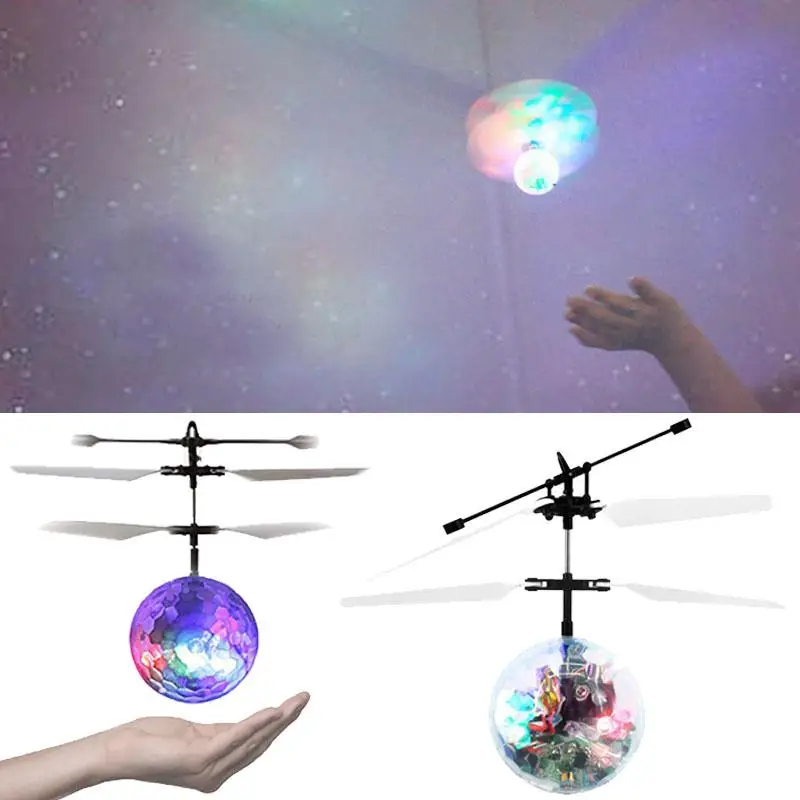 Летающий Self подвеска хрустальный шар Инфракрасный Индукционная сверкающих игрушки для детей