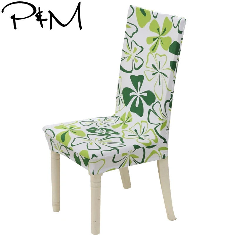 

floral style pattern multifunctional chair cover hotel wedding Dinning chair Case stretch elastic spandex polyester cloth