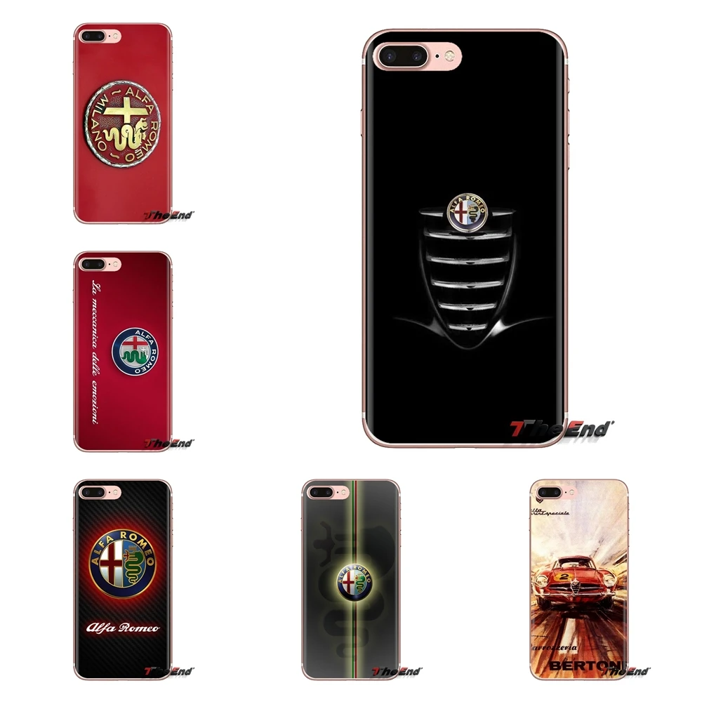 For Xiaomi Redmi 4A S2 Note 3 3S 4 4X 5 Plus 6 7 6A Pro Pocophone F1 Supercar Alfa Romeo Logo Transparent Soft Shell Covers |