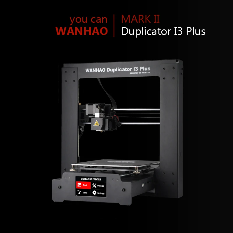 2018 WANHAO desktop DIY FDM 3d printer I3 PLUS MARK II with Auto Leveling and resume printing free filaments | Компьютеры и офис