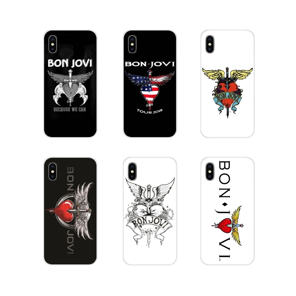 

For Samsung Galaxy S4 S5 MINI S6 S7 edge S8 S9 S10 Plus Note 3 4 5 8 9 band bon jovi Accessories Phone Cases Covers