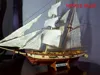 Juego de construcción de modelo de barco de los dos lados, modelo de barco de lujo con cañones Retro Halcon, modelo de velero de lujo con instrucciones en inglés ► Foto 1/6