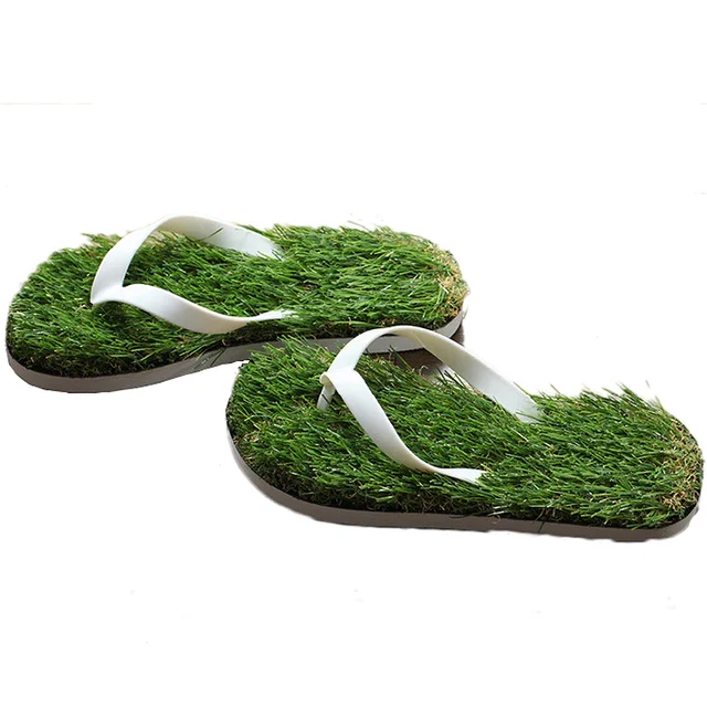 2017 New Women Imitation Grass Flip Flops For Woman Summer Beach Flat Shoe Out Sandals Slipper Ladies Sandalias Mujer Lovers