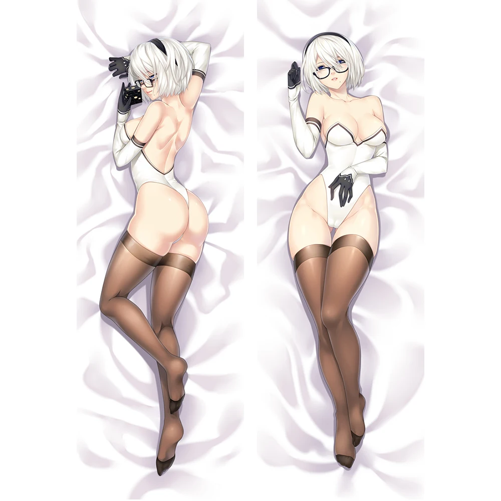 

Anime Game NieR:Automata YoRHa No. 2 Type B 2B Glasses Version Dakimakura Body Pillow Cover Case Sleep Hug Pillowcase Gift