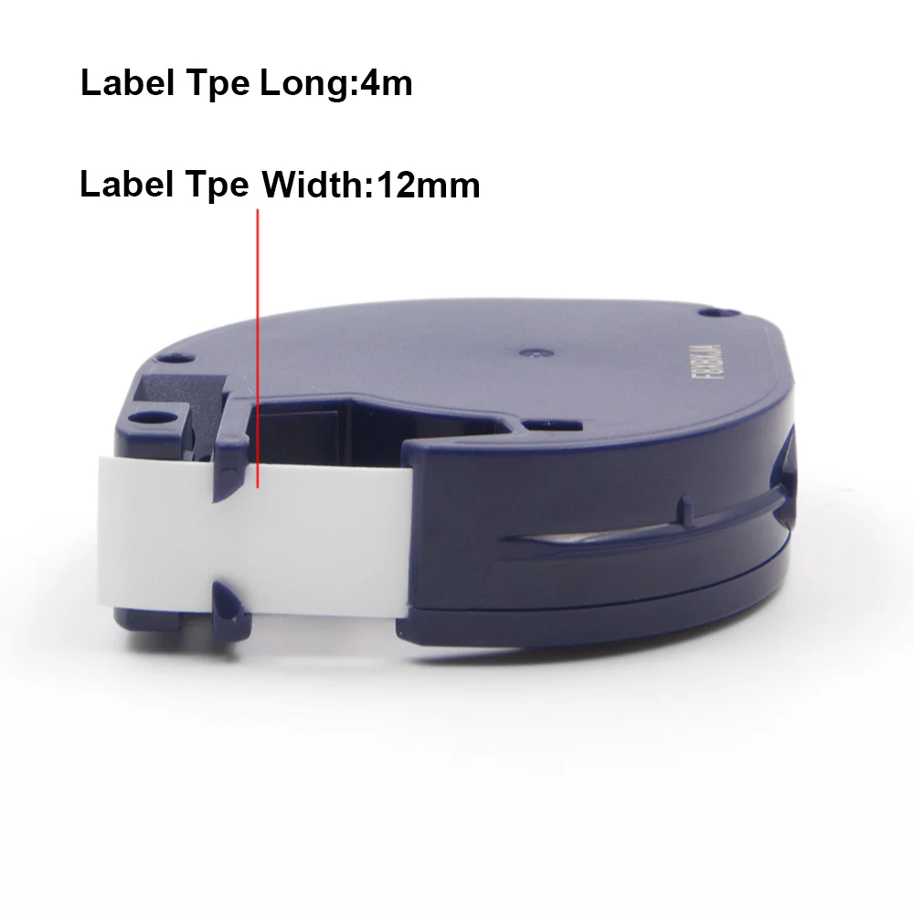 Absonic 3 шт. совместимый с dymo Letratag бумажная этикетка лента 91200 91220 черный на белом 12 мм