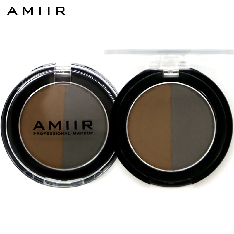 AMIIR Brand Double Color Eyebrow Powder Natural Long lasting Waterproof