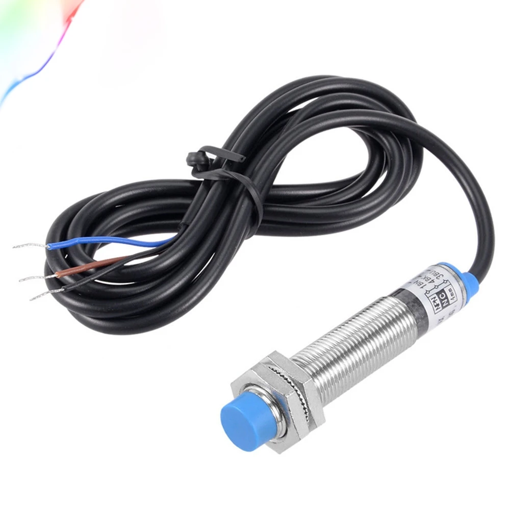 Индуктивный бесконтактный датчик NPN NC DC 6-36V 200mA 3-проводной цилиндр LJ12A3-4-Z/AX 4 мм |